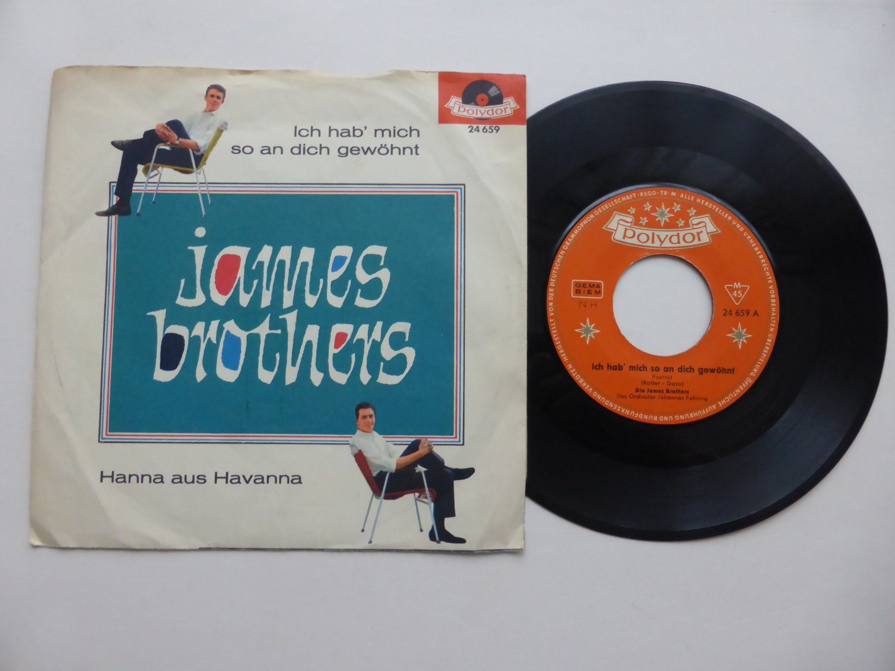 Dischi in vinile: VINYL SINGLE   JAMES BROTHERS – Usato da Küssnacht am Rigi venduto da Mondkinder