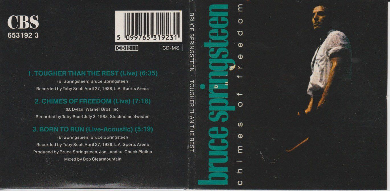 CD: BRUCE SPRINGSTEEN 3" cd single CHIMES OF FREEDOM – Usato da Vezia venduto da Aquarius_Age 3