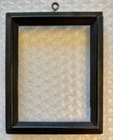 💚 ANTIKER BIEDERMEIER BILDERRAHMEN: SCHWARZHOLZ 14 x 11🇨🇭