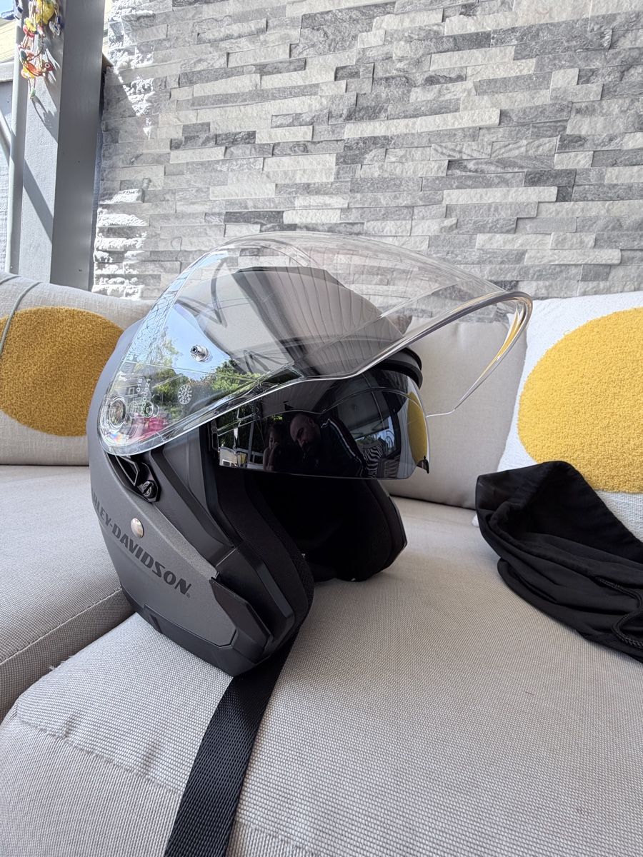 Harley-Davidson Caschi & visiere: Casque Harley-Davidson Modulable Gris Mat - Style & Confort – Nuovo (secondo la descrizione) da Biel/Bienne venduto da MR.SRR 1