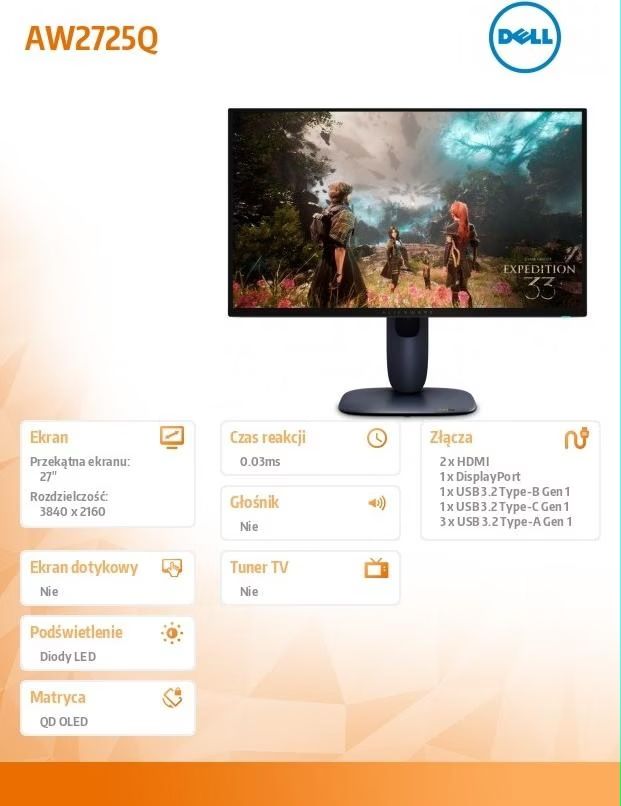 Alienware Ecrans: DELL Alienware 27 AW2725Q – Neuf (Voir description) à Root par Rathaloose 9