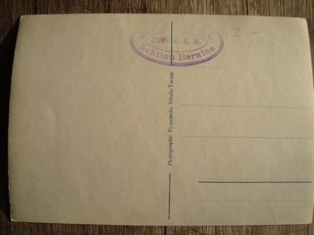 Cartoline postali: Berninagruppe von Diavolezza aus. Postkarte – Usato da Thun venduto da Gaad1961 1