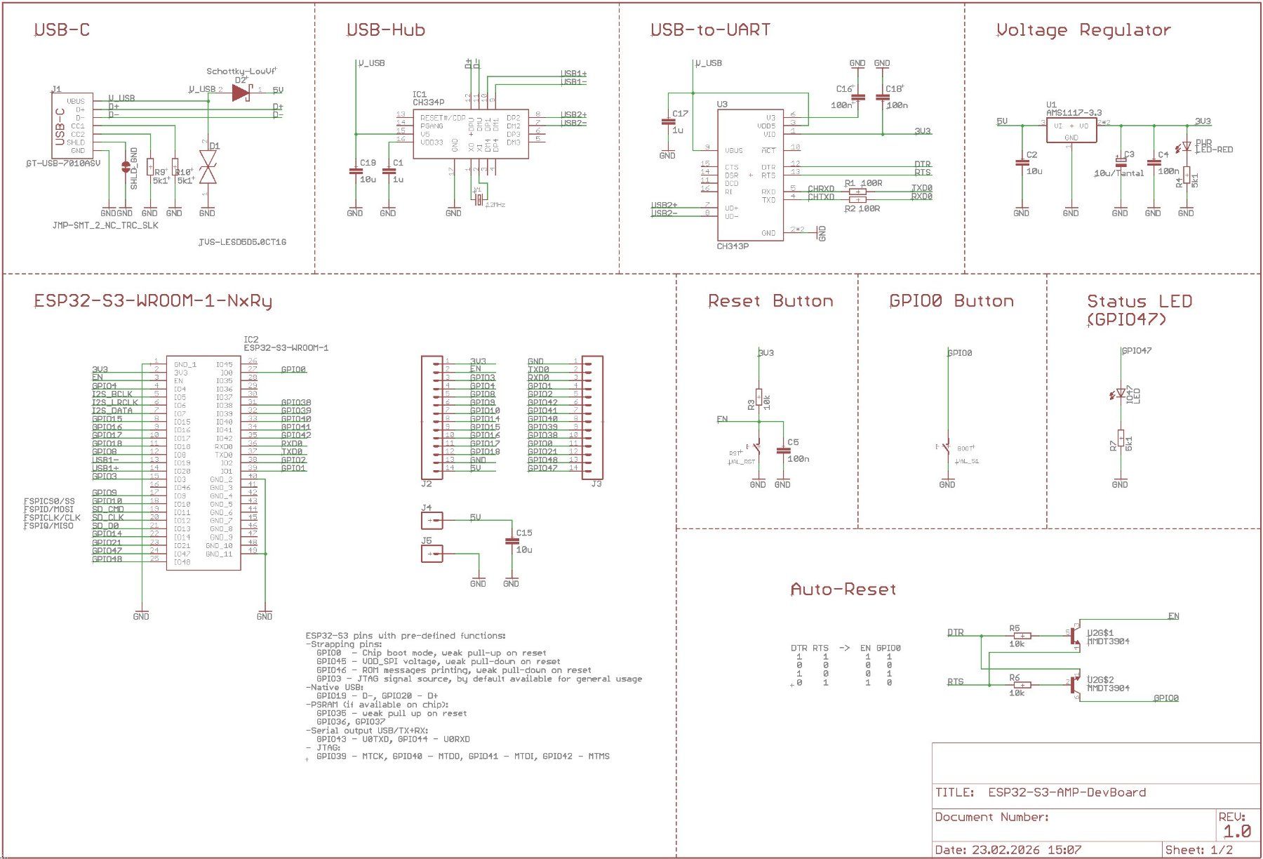 Componenti elettronici: YB-ESP32-S3-AMP DevBoard: uSD, 2xMAX98357A Audio Amp, PSRAM – Nuovo e nell'imballaggio originale da Sursee venduto da allduino 8