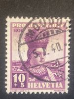 Schweiz 1939 Pro Juventute 10 Vollstempel MOUDON 5.I.40