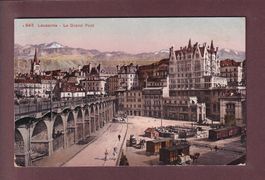 LAUSANNE - Place de l'Europe avant - 1911