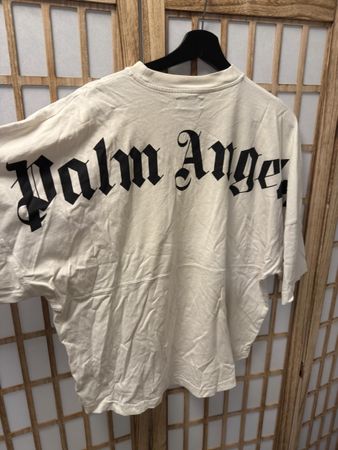 T-Shirt Palm Angels weiss Oversize guter Zustand