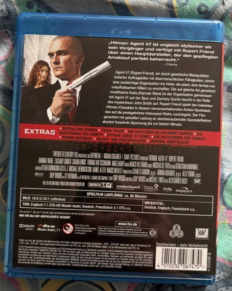 Tutti i DVDs: Hitman Agent 47 Blu Ray – Usato da lupfig venduto da maniacs666 2