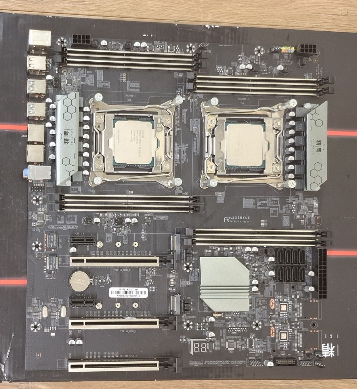 Schede madri: Dual Xeon 2011-V3 X99-D8 Serverboard – Usato da Bern venduto da Laserchen24