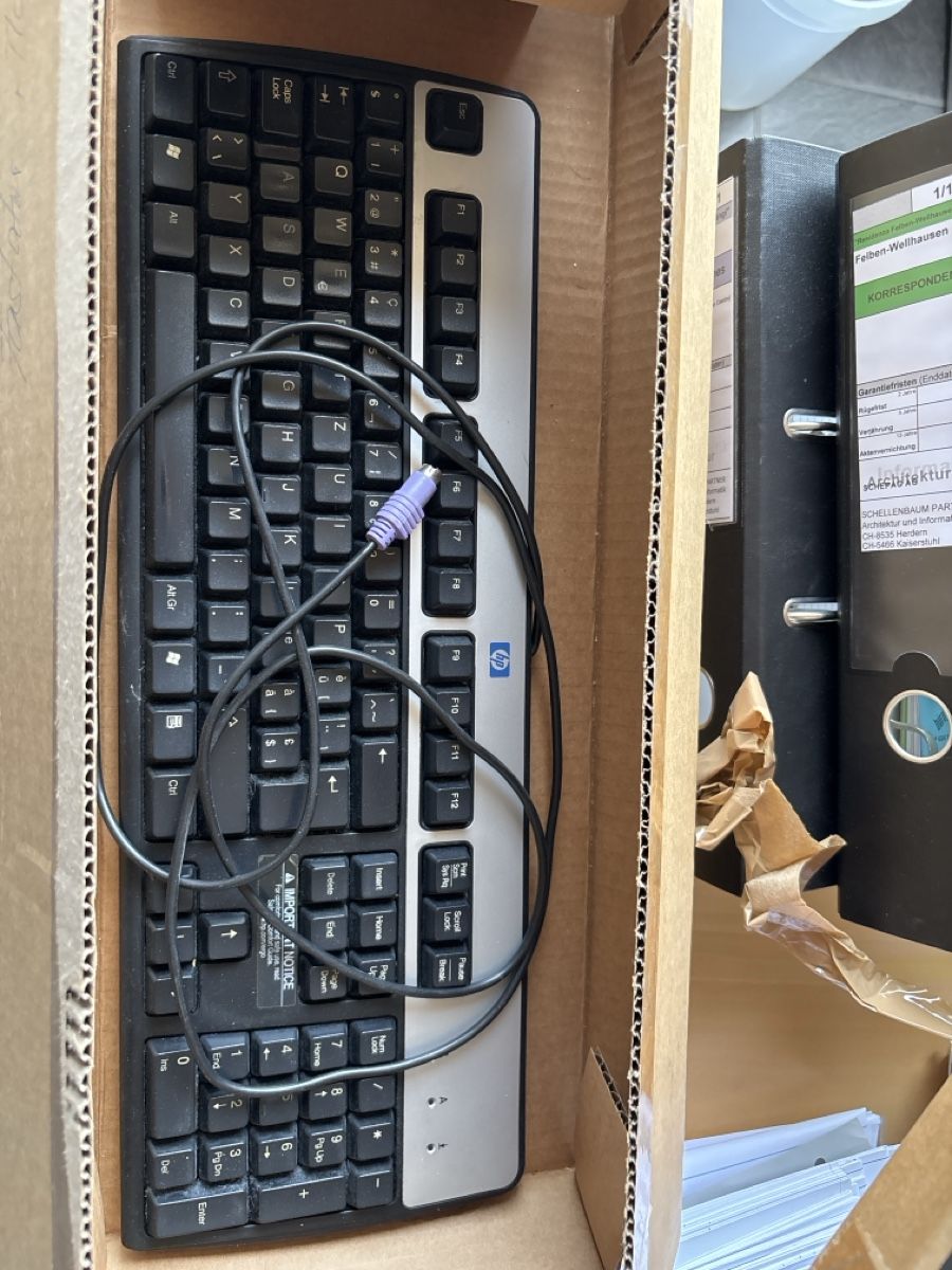 Hewlett Packard Tastiere: Retro Hp Tastatur & Maus – Nuovo e nell'imballaggio originale da Kaiserstuhl AG venduto da mar_5k9x