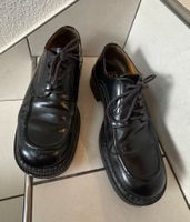 Buffalino schwarze Herren Schuhe Made in Italy Grösse 41
