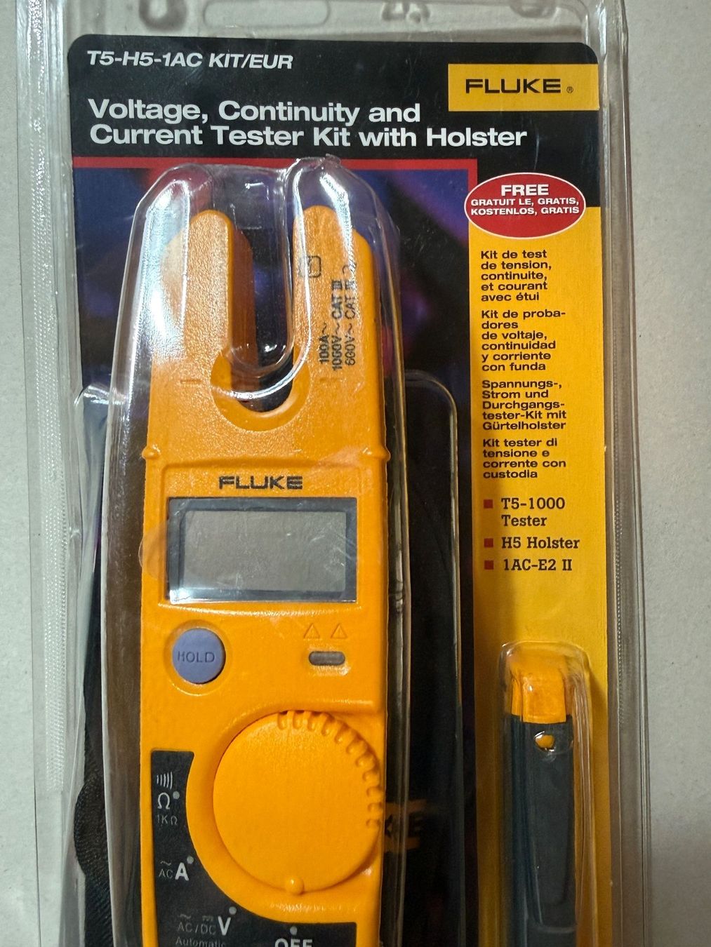 Fluke Misurare: FLUKE T5-H5-1AC-KIT – Nuovo e nell'imballaggio originale da Merenschwand venduto da Ej99 2