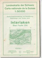 Landeskarte der Schweiz 1:50000, Blatt Interlaken 254