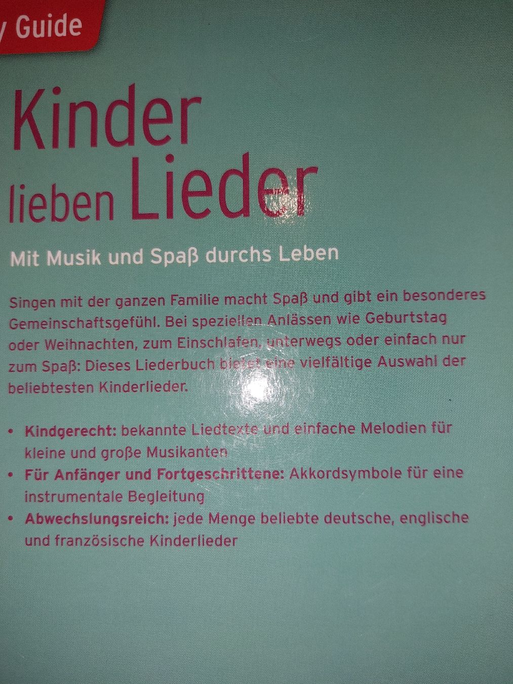 Livres: Kinder lieben Lieder – D'occasion à Effretikon par swobdo 1
