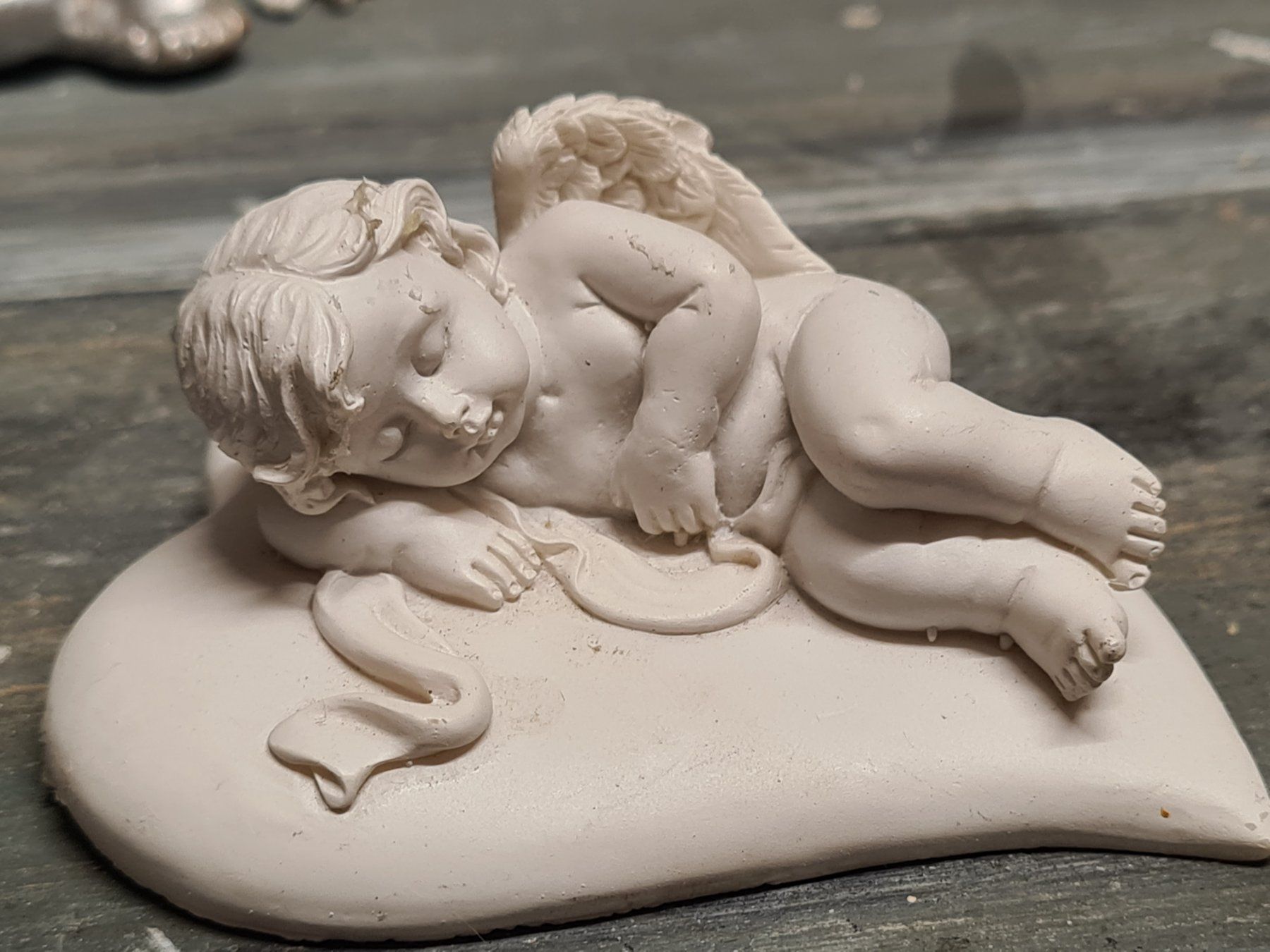 Statuette: Engelsfigur, ca. 9x8 cm – Usato da Amriswil venduto da kleindeko 1
