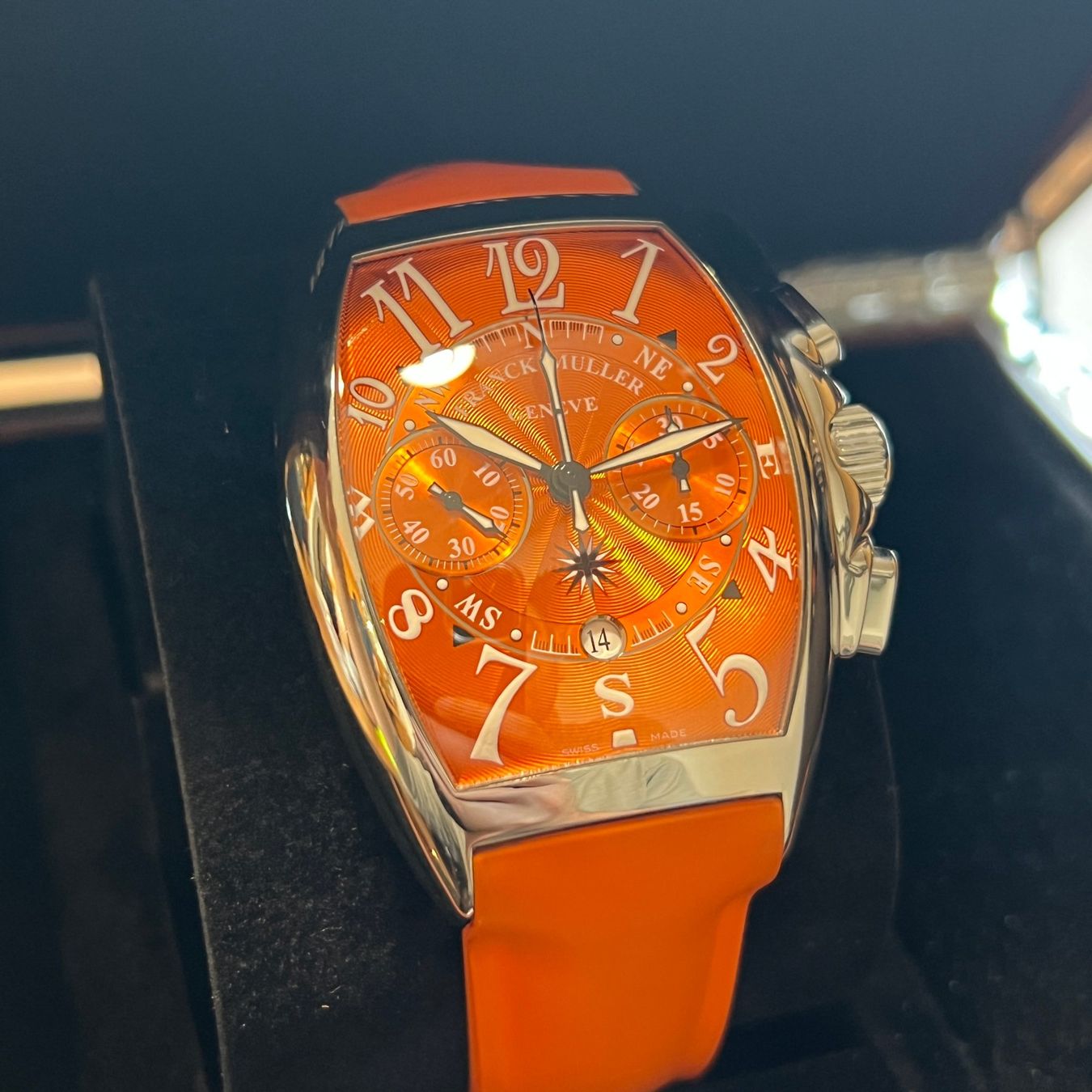 Franck Muller Uhren: Franck Muller Mariner Automatic Full Set 8080CCDTMAR – Gebraucht aus Carouge GE von Watchaser 1