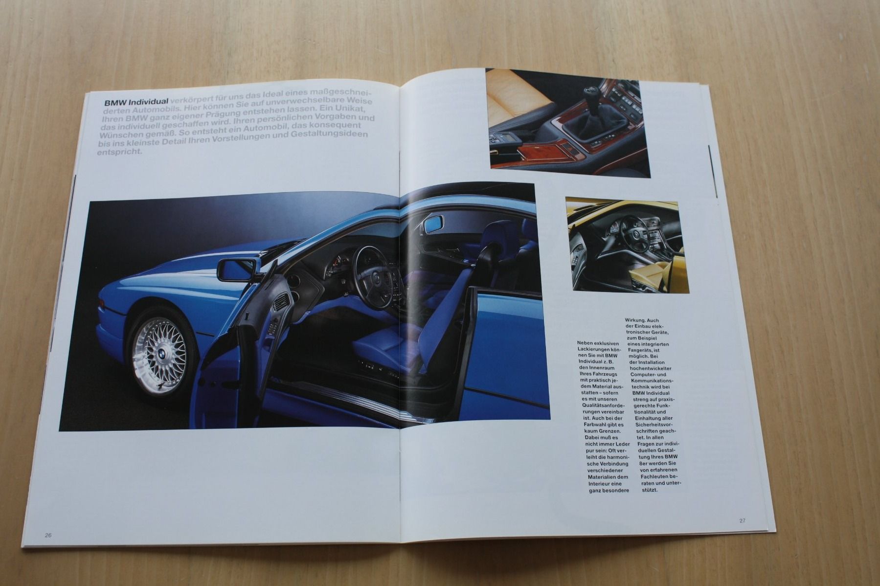 BMW Dokumente: BMW 8er Coupe Prestige Prospekt 1996 – Gebraucht aus Wikon von erwin400 8