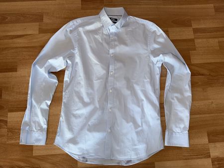 WE Herrenhemd Slim & Stretch, Hellblau Gr. M 