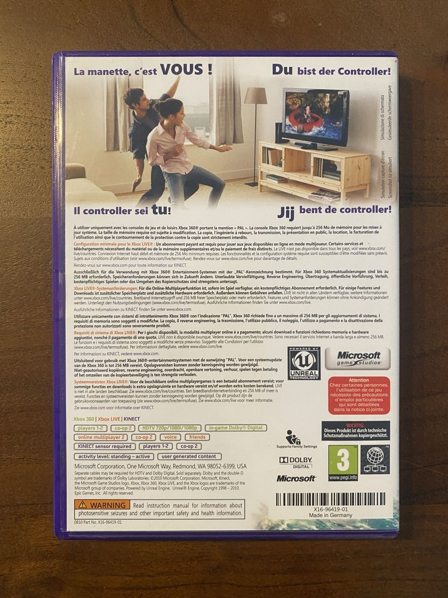 Microsoft Giochi: Kinect Adventures für Xbox 360 (Kinect) – Usato da Thunstetten venduto da Virus_33 2