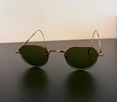 Matsuda M3132 Sonnenbrille Antique Gold, Kabelbügel