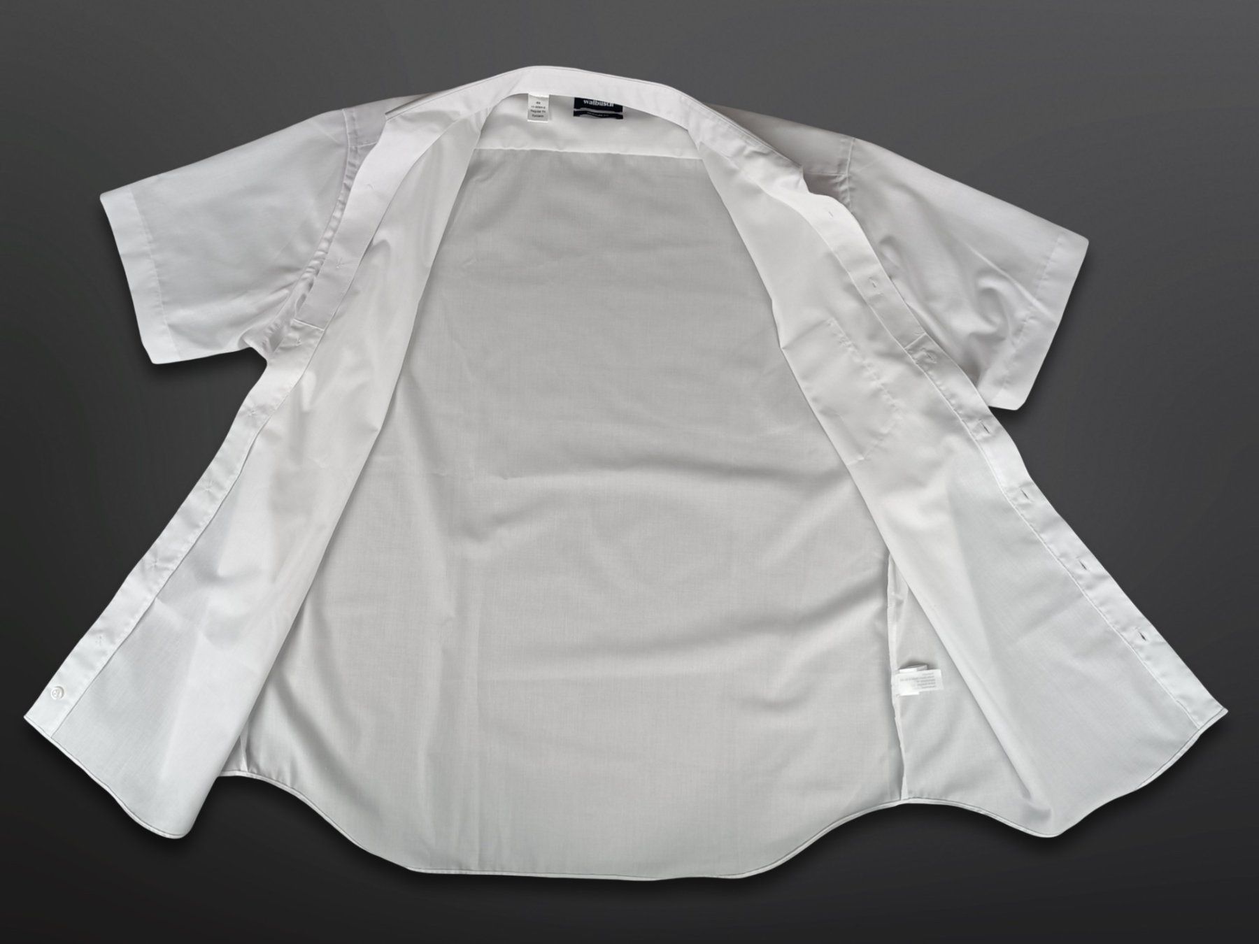 Walbusch Camicie: WALBUSCH Regular Fit Kurzarm Herren Hemd Gr. 44 – Usato da Suhr venduto da Restwert_Suhr 2