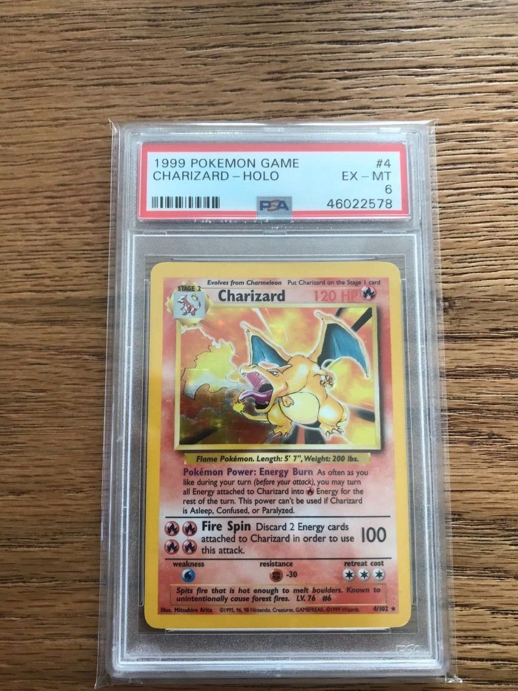 Pokémon Carte collezionabili: Glurak, Charizard PSA 6,1999,Eng – Usato da Küssnacht am Rigi venduto da Ebikoner 6