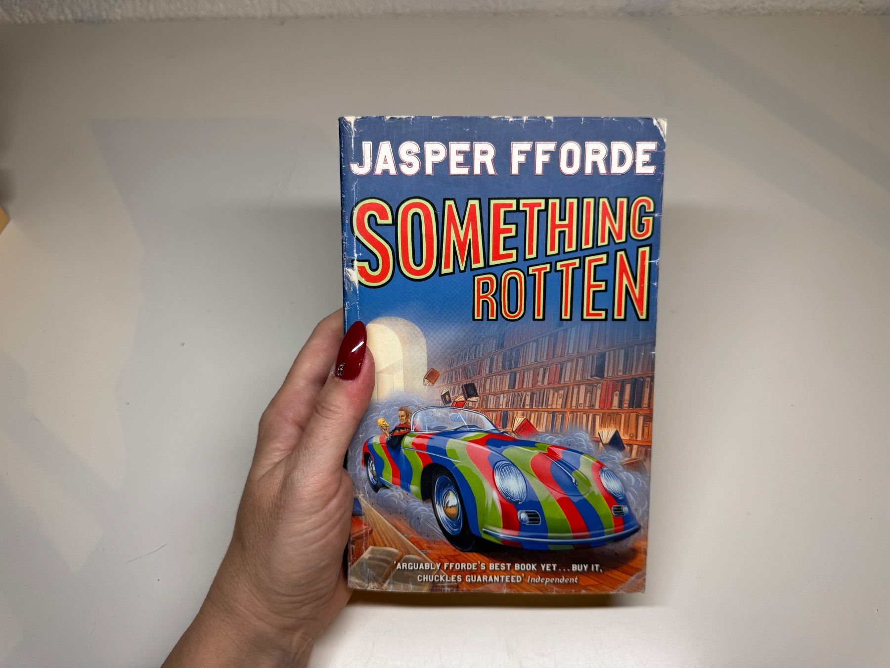 Libri: NOVEL: Jasper Fforde, Something Rotten – Usato da Grosswangen venduto da English_books