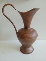 Kupfer Krug Vase Handgehämmert Vintage 23.5 cm