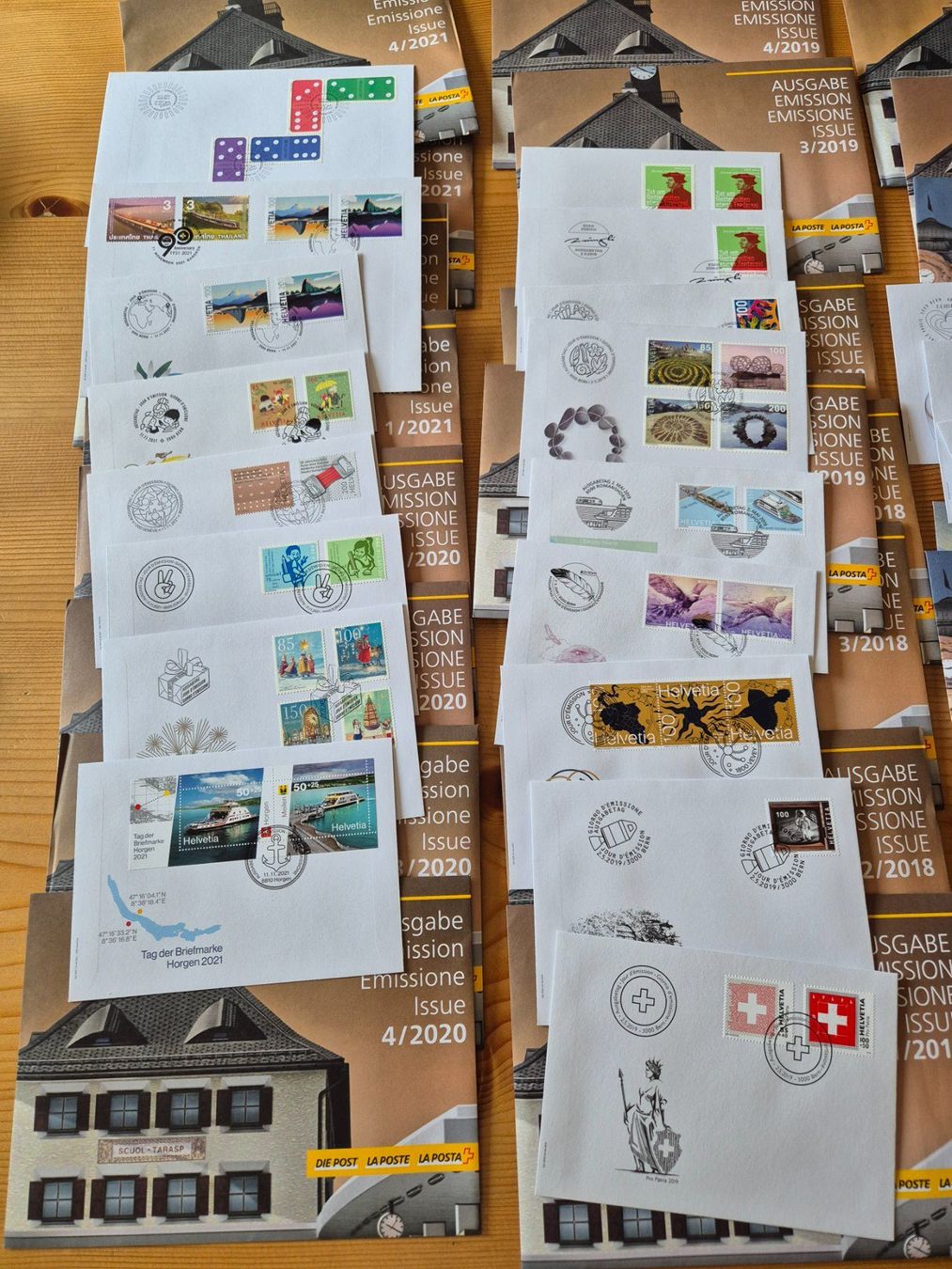 Tutti i francobolli: CH-FDC in Original Verpackung 2012-2021 gem. Bilder – Usato da Oberuzwil venduto da ceeg7 5