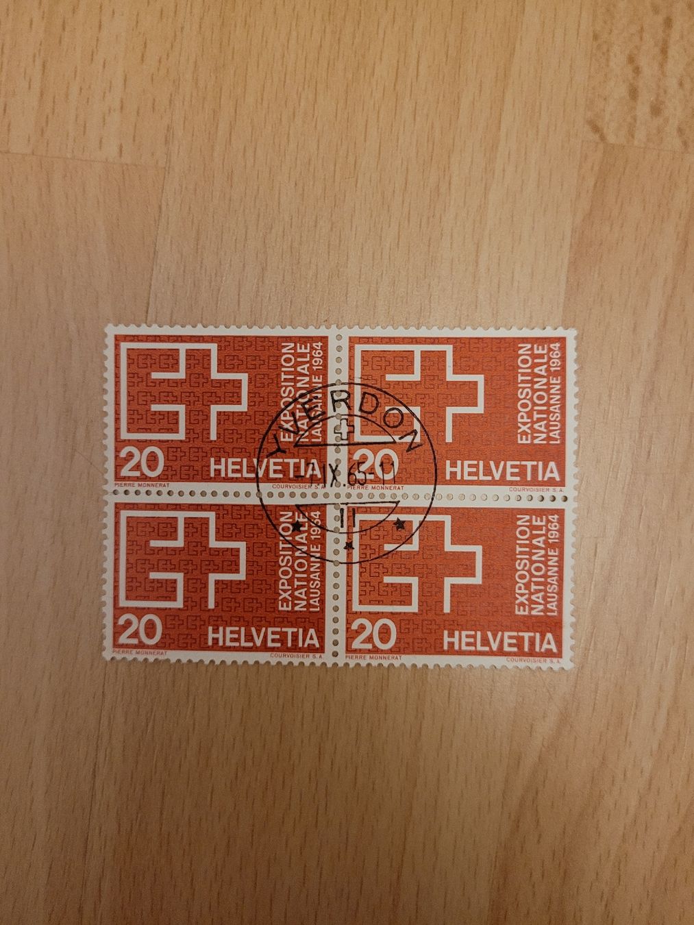 Tutti i francobolli: 4er Block Helvetia – Usato da Inwil venduto da Flower2325