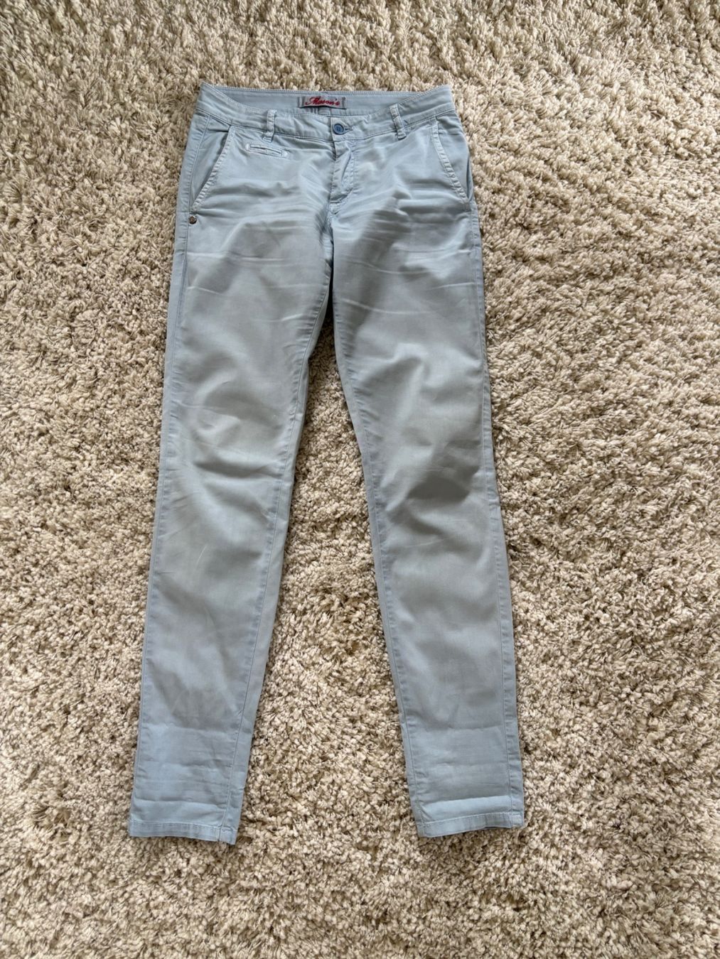 Pantaloni: Mason's Chino Hose in hellblau Gr 34 – Usato da Laufenburg venduto da VintageMuesli 2