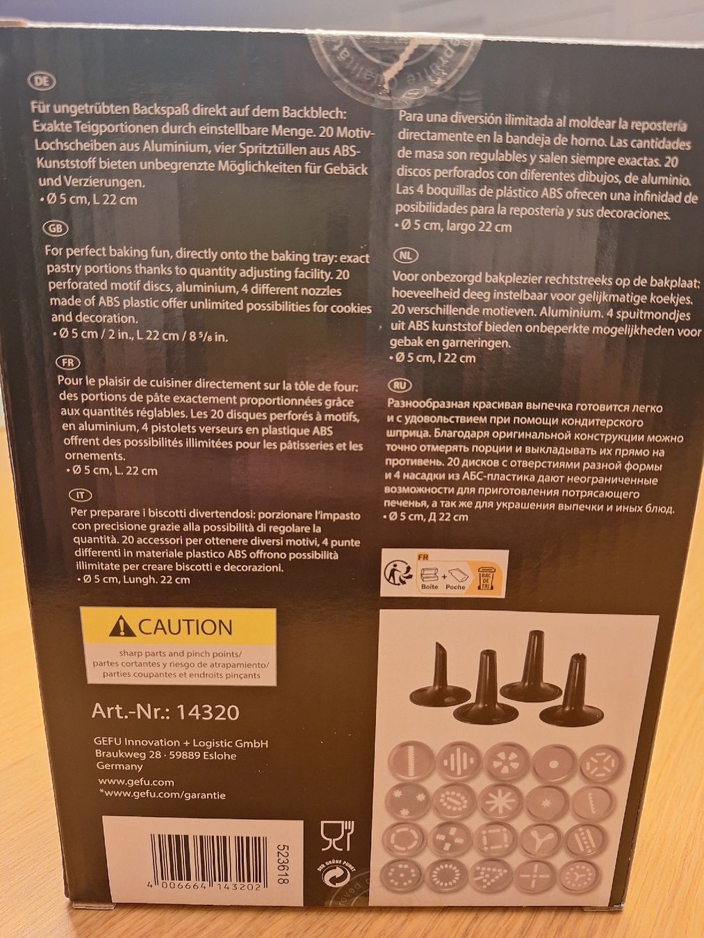 Cucine complete: Gebäckpresse GEFU – Nuovo e nell'imballaggio originale da Bülach venduto da Nog02 1