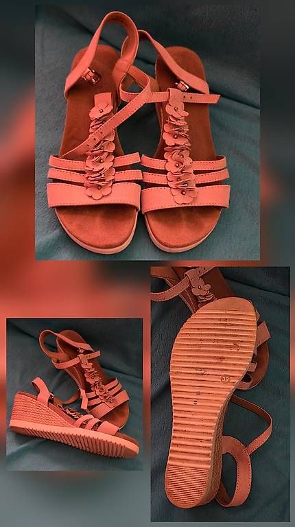 Damenschuhe: Blockabsatz Sandalen, gebrauchte und neue, 39 – Gebraucht aus St. Gallen von reb_955g 1