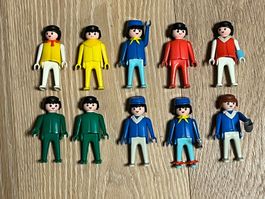 10 Playmobil Geobra Figuren von 1974 - pure Nostalgie
