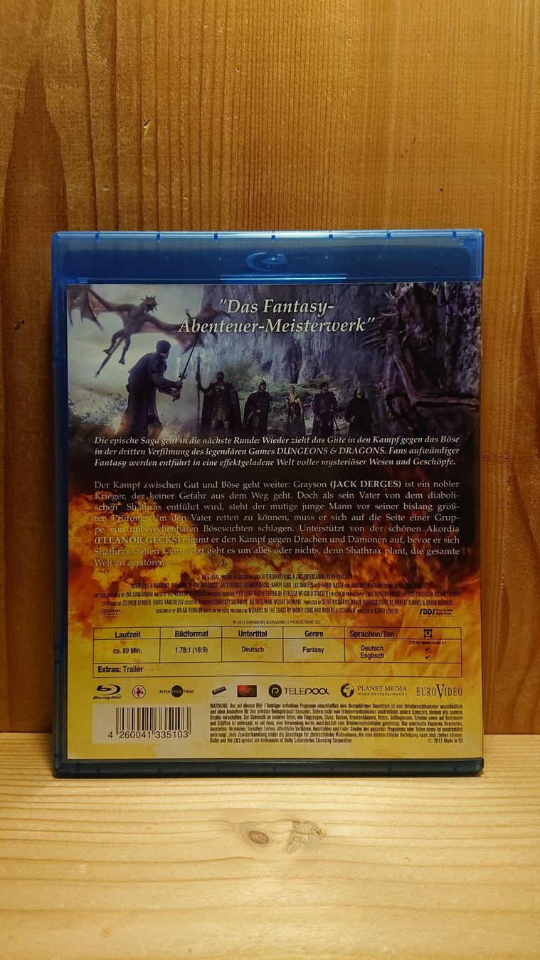 Tutti i DVDs: DUNGEON & DRAGONS 3 auf Blu-Ray – Usato da Wilderswil venduto da Exebub 1