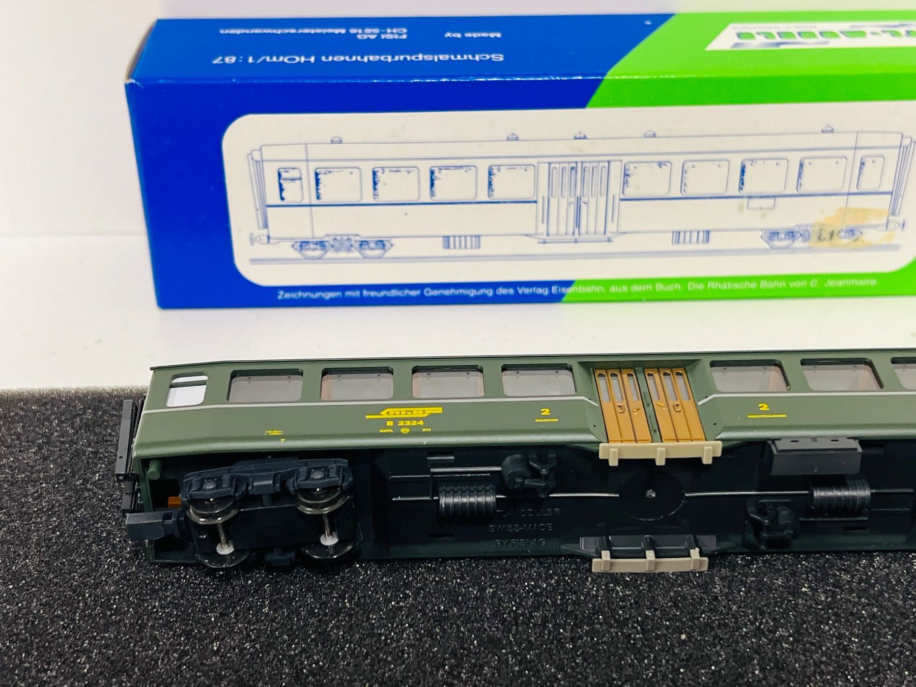 Modellini di ferrovie: STL-Models RhB B 2324 Personenwagen – Nuovo (secondo la descrizione) da Neuenhof venduto da ludovicco 6