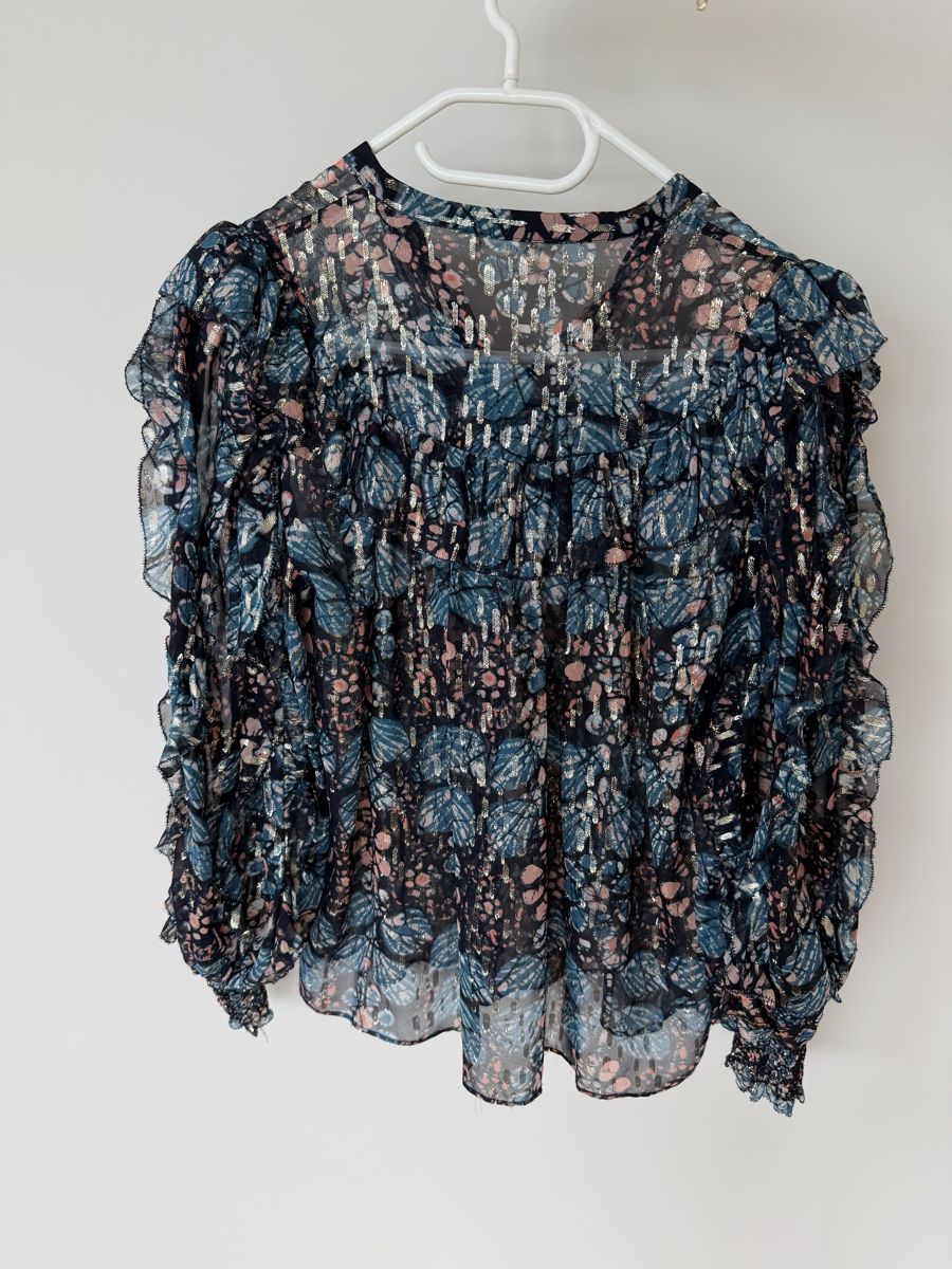 Ulla Johnson Camicette: Ulla Johnson Silk Blouse Size 0 – Nuovo (secondo la descrizione) da Thalwil venduto da kirakirashop 3