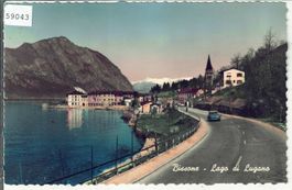 Bissone - Lago di Lugano - Strada - coloriert