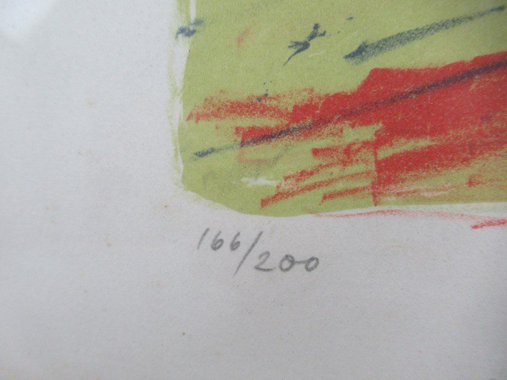 Grafica & Litografie: Lithographie im Wechselrahmen – Usato da Flums venduto da Flumsantik 3
