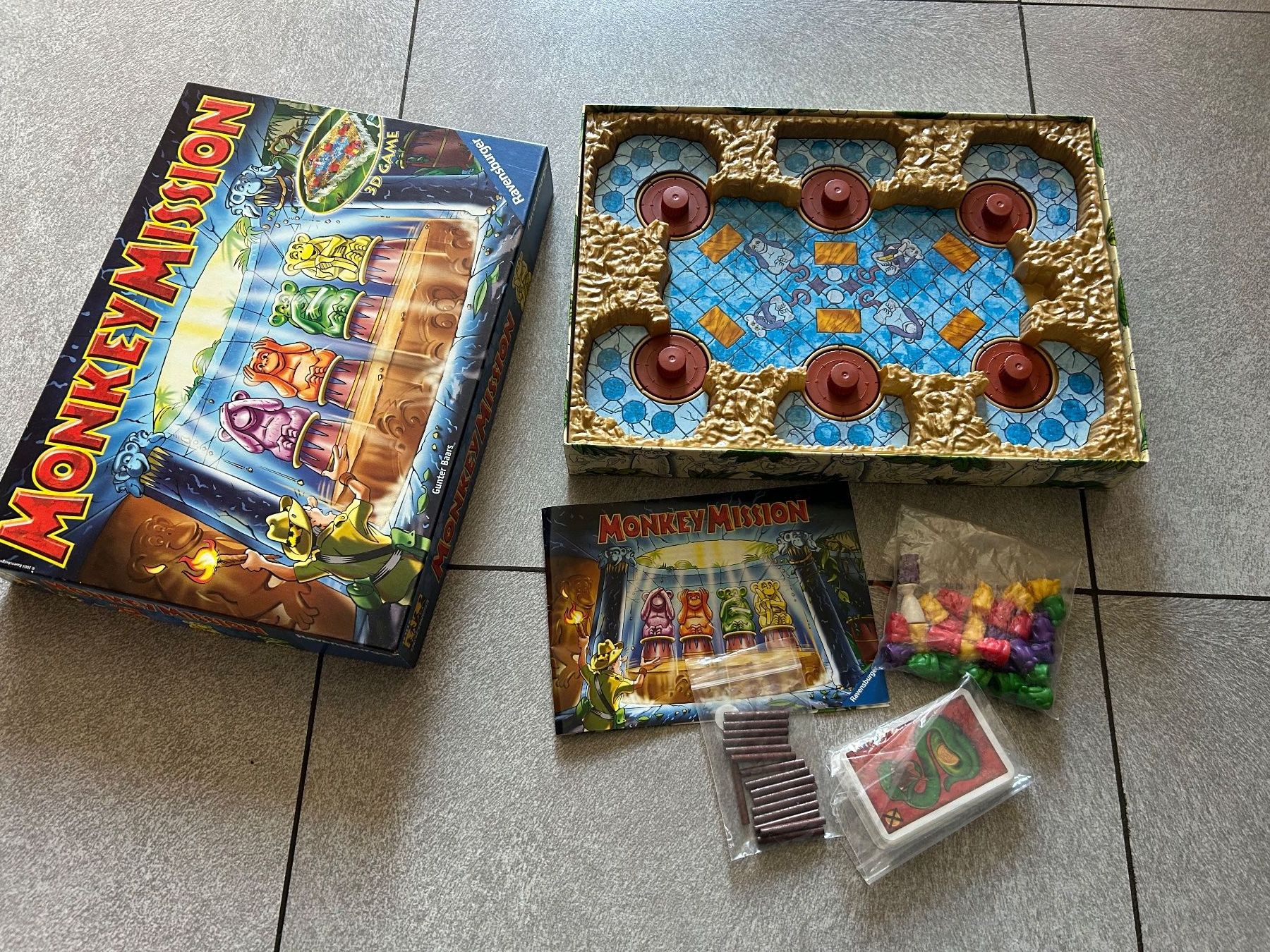 Ravensburger Spiele: Monkey Mission / D-ITA-F-ING / +7 ans – Gebraucht aus Arbedo von nadia1973 1