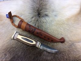 Finnisches Jagdmesser „Zebra“ – Handarbeit aus Lappland