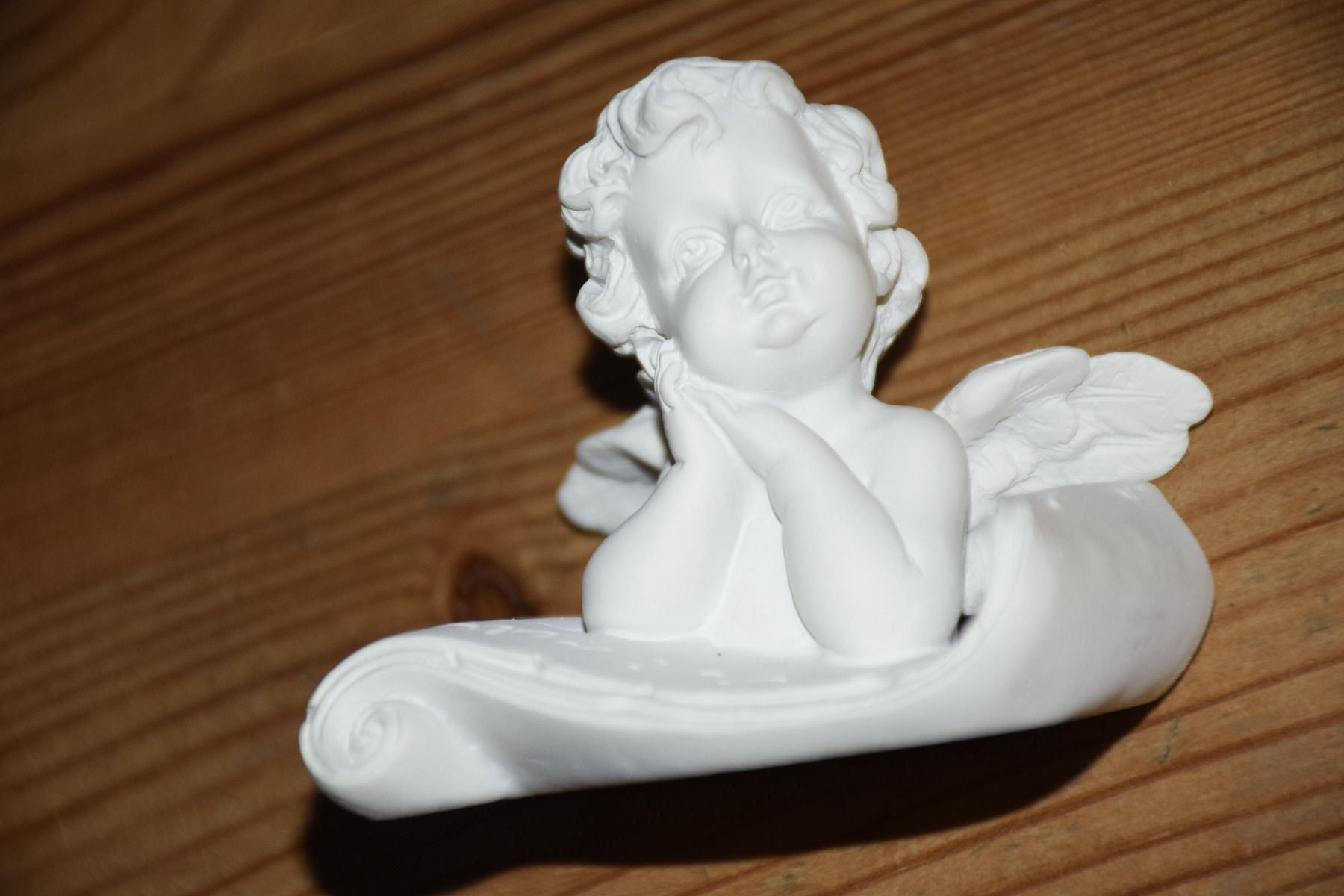 Statuette: Engeli auf Schriftenrolle Nr.10321 – Nuovo e nell'imballaggio originale da Wetzikon ZH venduto da Wetzicardo25 7