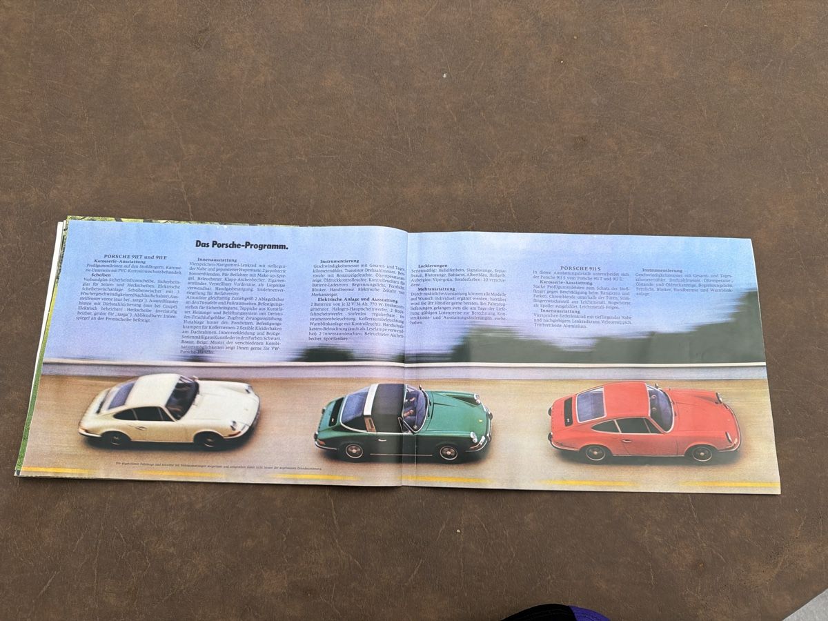 Porsche Documents: Porsche 911 E Prospekt - rar – D'occasion à Wolfwil par Rolex1 6