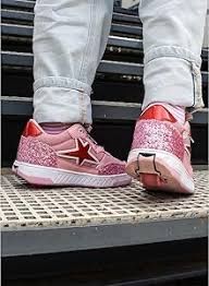 Pattini in linea & Pattini a rotelle: Breezy Rollers Pink Star Glitter Roller Shoes nr. 35 – Usato da Wettingen venduto da iidy 1