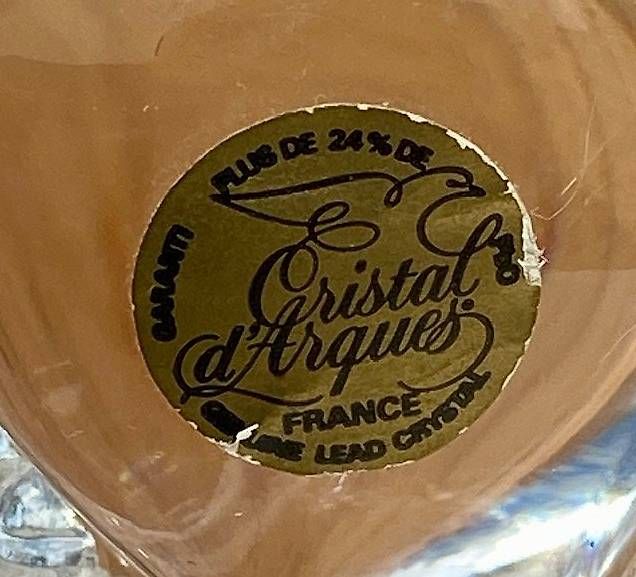 Statuette: 1970s Cristal d'Arques Pferd Statue – Usato da Zollikon venduto da LouisArmstrong 1