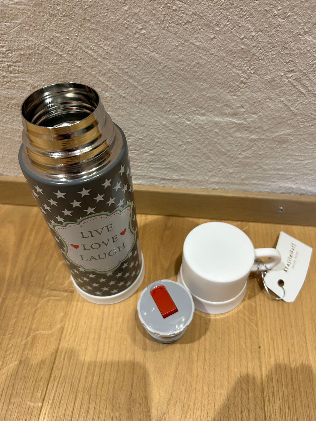 Thermos Trinkflaschen & Thermosflaschen: KRASILNIKOFF, Thermosflasche, 500 ml – Neu und originalverpackt aus Innertkirchen von Urbachtal 1