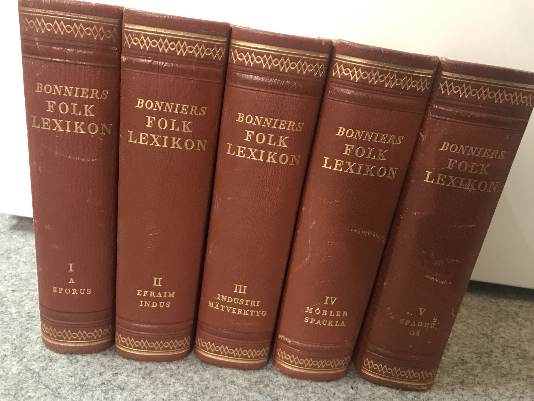 Livres: Bonniers Folk Lexikon – D'occasion à Guntershausen par Gloominati 1