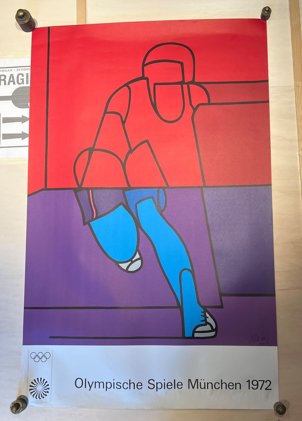 Dipinti: Valerio Adami affiche JO Munich – Usato da Orbe venduto da Watchivore
