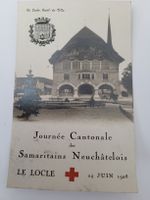 Postkarte Le Locle Journée Cantonale Samaritains 1928 RP