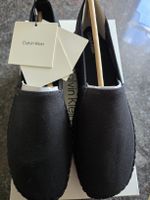 Espadrilles Calvin Klein schwarz Grösse 39 neu mit Box