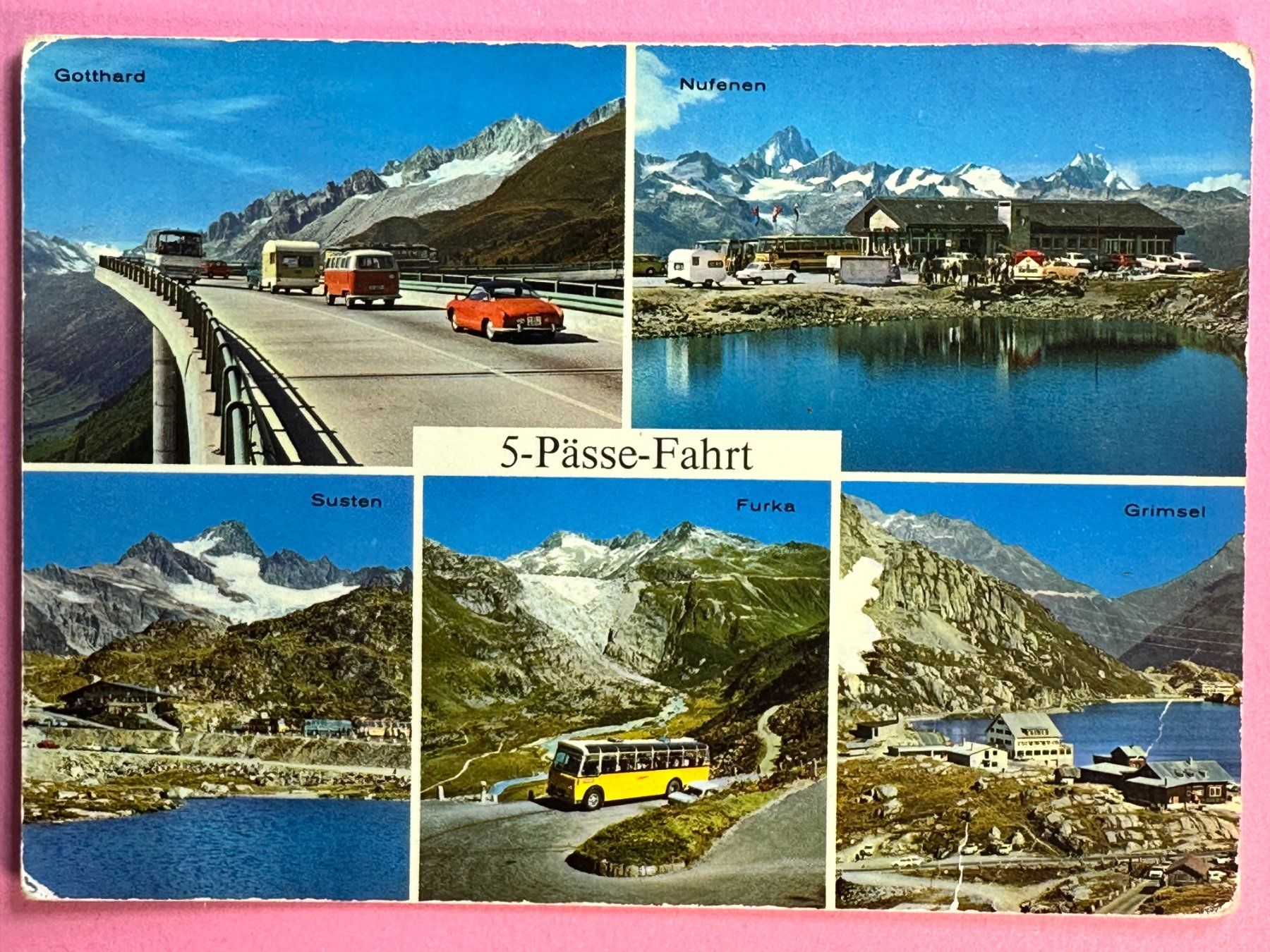 Cartoline postali: 5-Pässe-Fahrt – Usato da Steg VS venduto da danwer74